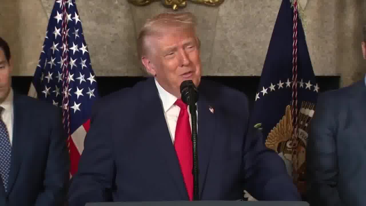 U.S. President Donald J. Trump has resumed his demand for Greenland, stating earlier today during the event announcing the Trump-class battleship, “We need Greenland for national protection. They have a very small population. They say Denmark, but Denmark has spent no money, they have no military protection. They say that Denmark was there 300 years ago or something with a boat, well we were there with boats too I’m sure. So we’ll have to work it all out… We need Greenland for national security, not for minerals - we have so many sites for minerals and oil and everything - we have more oil than any other country in the world. We need Greenland for national security.”