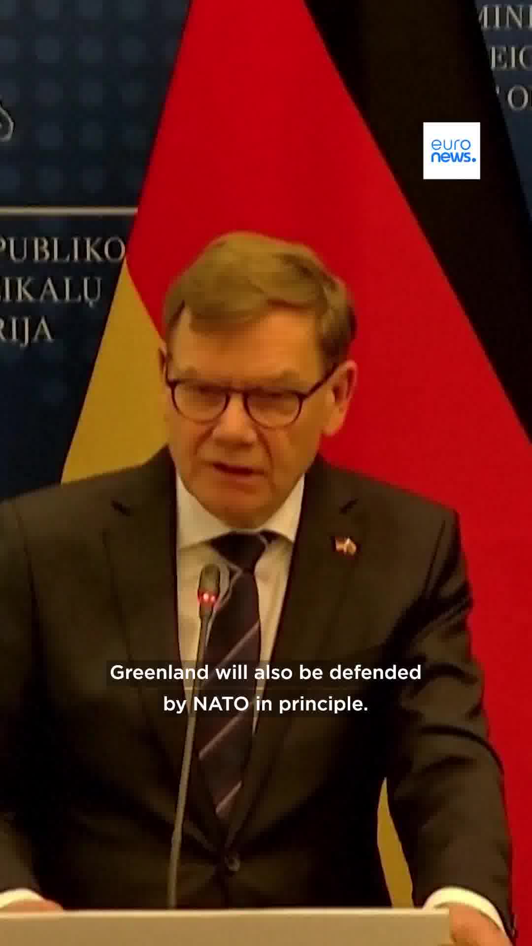 German Foreign Minister Johann Wadephul: Denmark is a member of NATO, Greenland will also be defended by NATO in principle