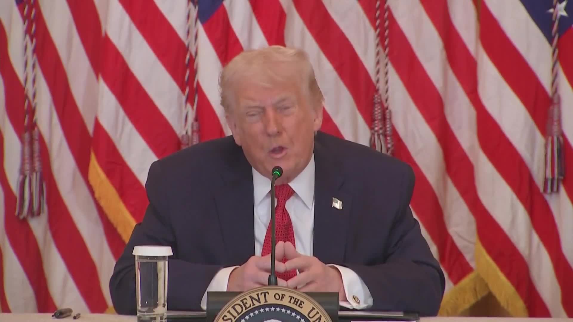 Trump:  I may put a tariff on countries if they don't go along with Greenland because we need Greenland for national security