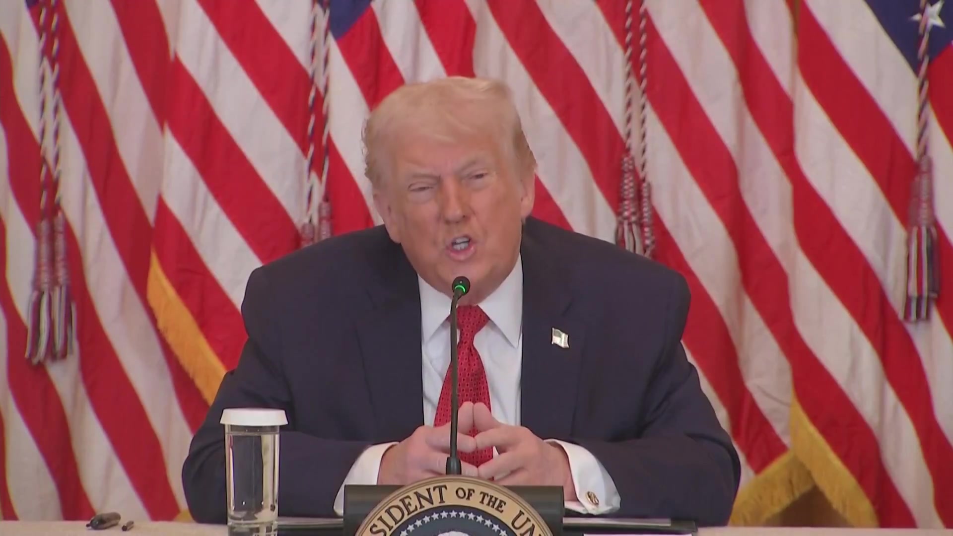 Trump:  I may put a tariff on countries if they don't go along with Greenland because we need Greenland for national security