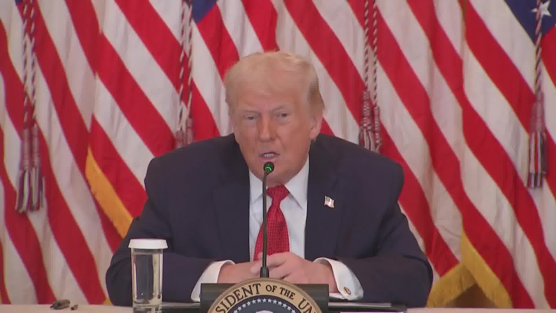 Trump:  I may put a tariff on countries if they don't go along with Greenland because we need Greenland for national security