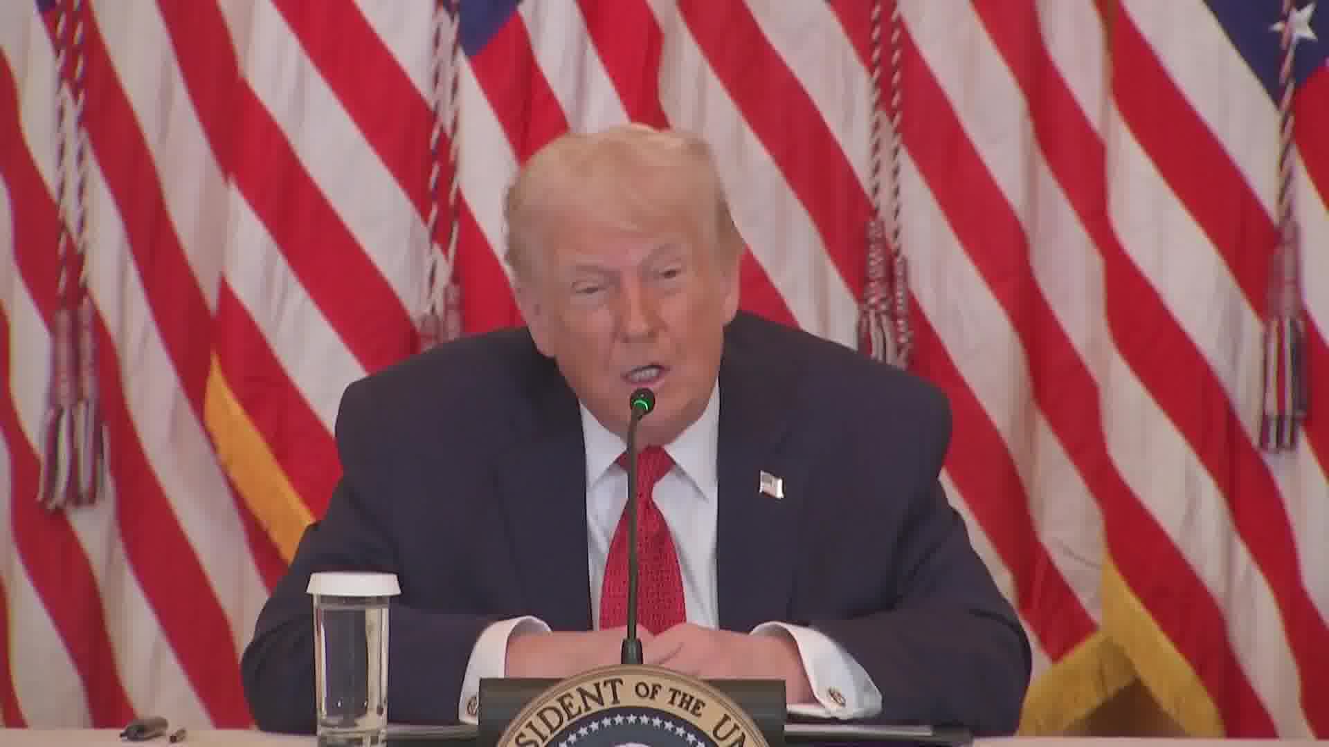 Trump:  I may put a tariff on countries if they don't go along with Greenland because we need Greenland for national security